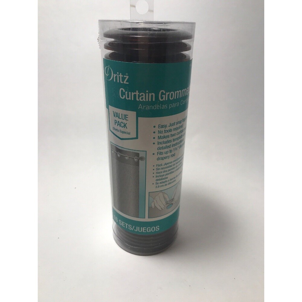 16 Value Pack Curtain Grommets 1-3/18" Inner Diameter Plastic Brown